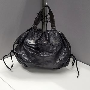 Vintage Francesco Biasia "Dana" Patent Leather Shoulder Bag